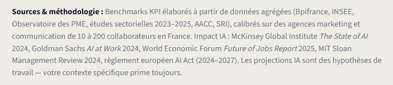 Sources de l'étude