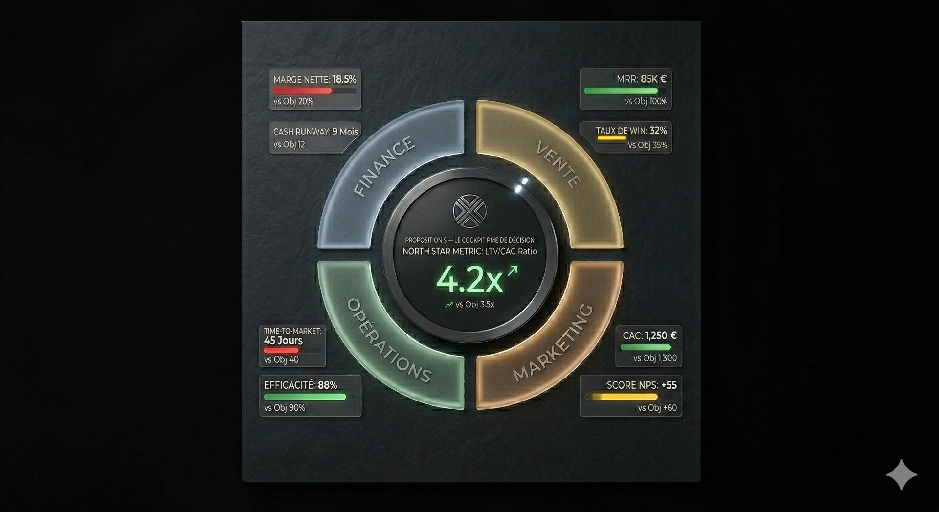 Qu'est-ce qu'un bon cockpit de pilotage d'entreprise ?